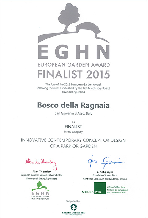 European Garden Award - Bosco della Ragnaia